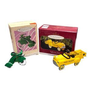Hallmark Keepsake Kiddie Car Classics 1997 Die-Cast Metal Dump Truck Tricycle